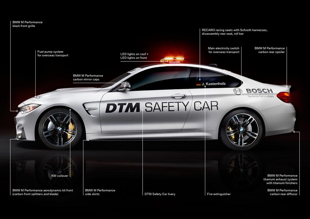 The New BMW M4 Coupé DTM Safety Car 12