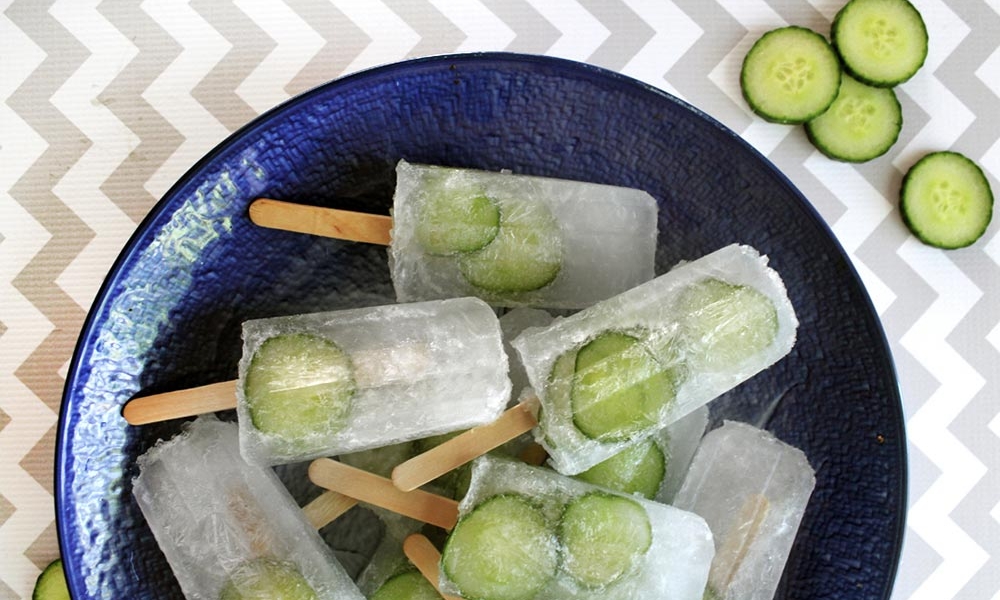 Cucumber Gin & Tonic Popsicles
