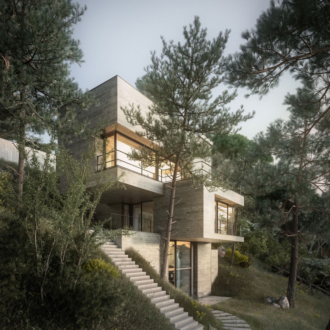 Beautiful House in Nature by Design Raum 2