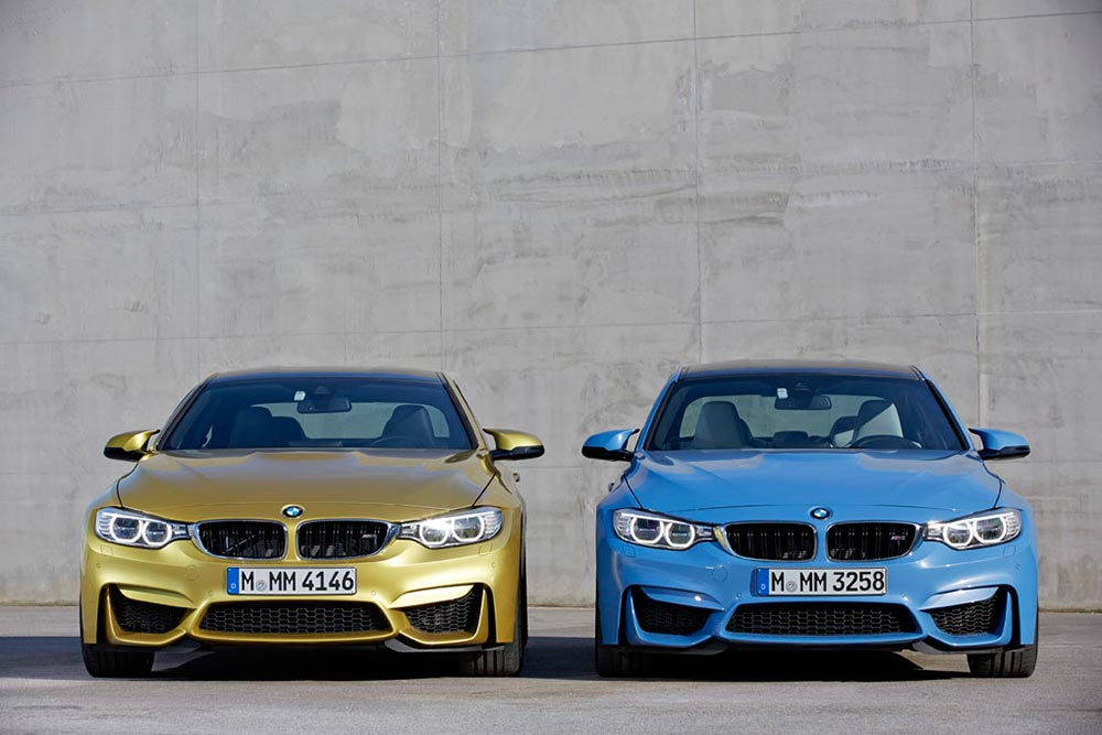 Der neue BMW M3 Sedan und neue BMW M4 Coupé 1