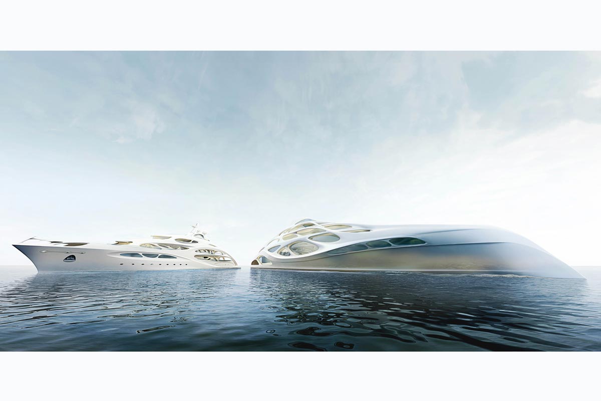 90m Luxury Yacht: Project Jazz by Zaha Hadid 3