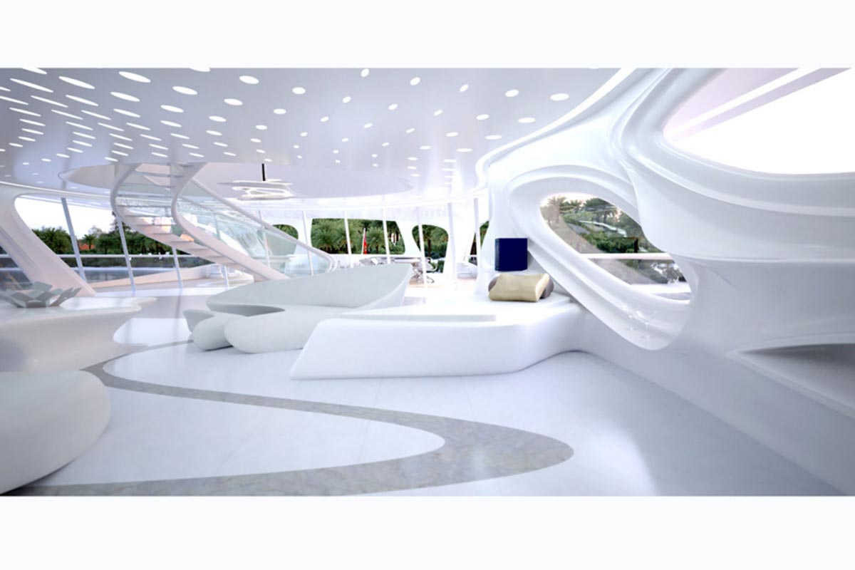 90m Luxury Yacht: Project Jazz by Zaha Hadid 5