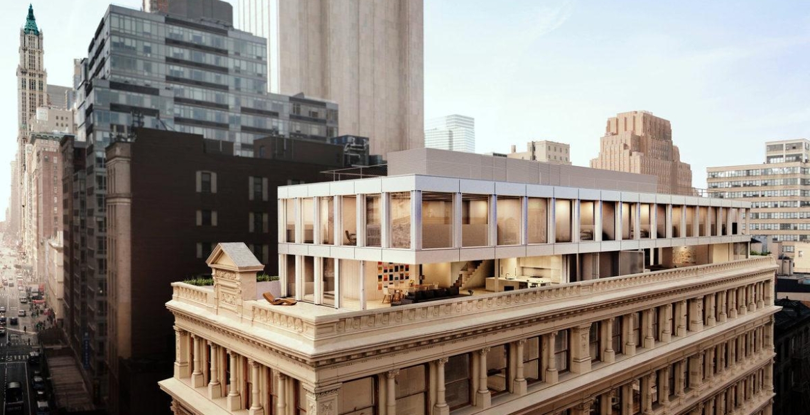 Shigeru Ban’s Penthouses Atop a 132-Year Old Tribeca Building