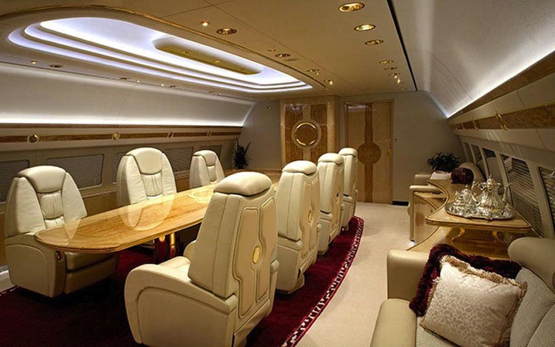 The Most Luxurious Private Jet Interior Designs 6
