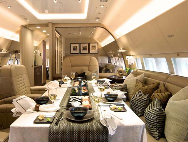 The Most Luxurious Private Jet Interior Designs 11