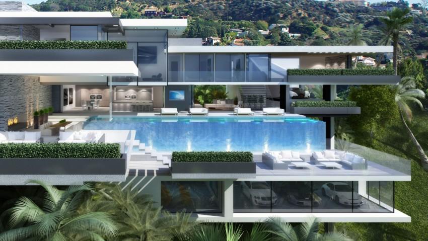 Two Contemporary Mansions on Sunset Plaza Drive in LA 3