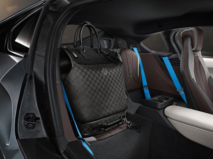 Louis Vuitton creates Exclusive Travel Bags for the BMW i8 3