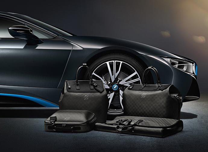 Louis Vuitton creates Exclusive Travel Bags for the BMW i8 1