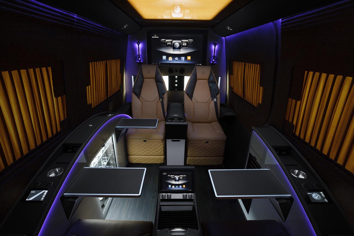 Brabus Turns a Mercedes Sprinter Into a Business Lounge 6