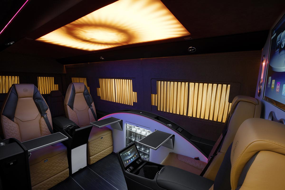 Brabus Turns a Mercedes Sprinter Into a Business Lounge 13