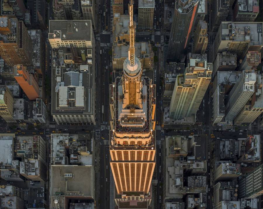 New York aus der Luft von Jeffrey Milstein 6
