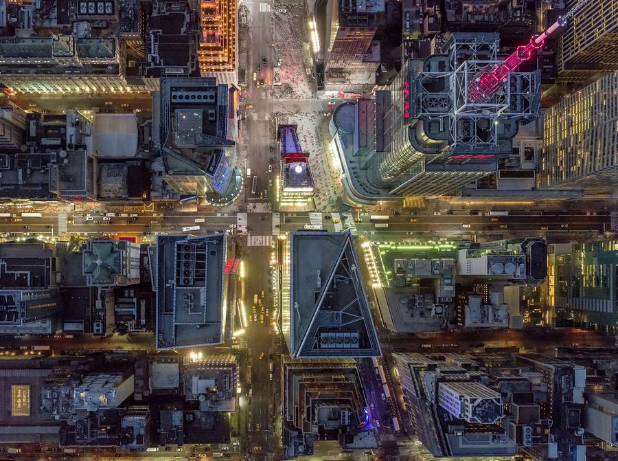 New York aus der Luft von Jeffrey Milstein 7