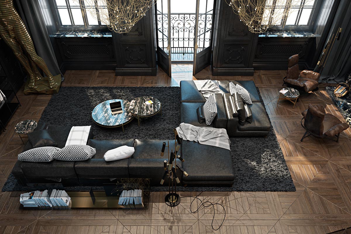 Sophisticated Paris Apartment by Irina Dzhemesyuk & Vitaly Yurov 4