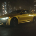 BMW M4 Drifting Across Factory-Racetrack