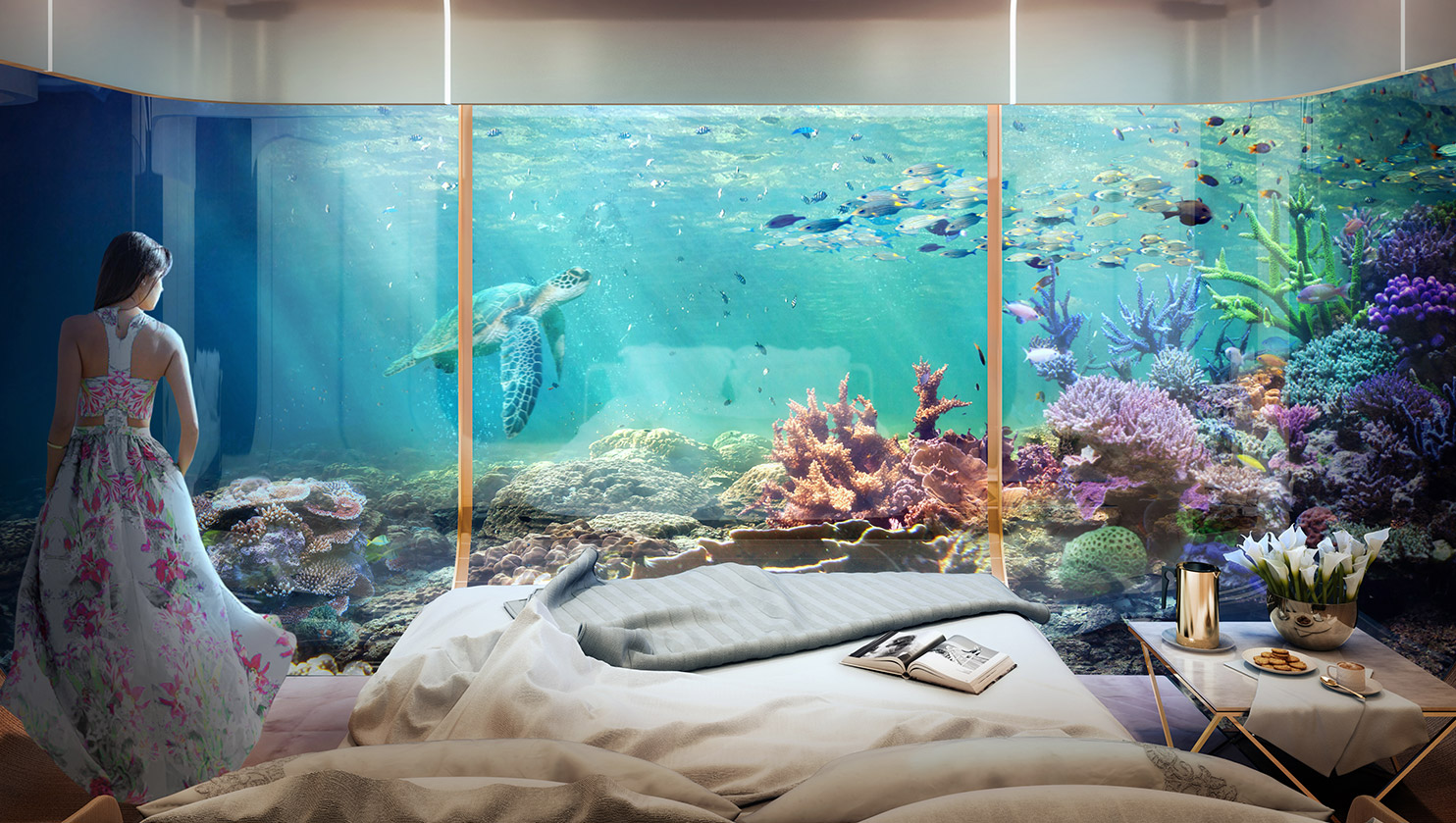 Dubai präsentiert schwimmende Unterwasser-Apartments 9