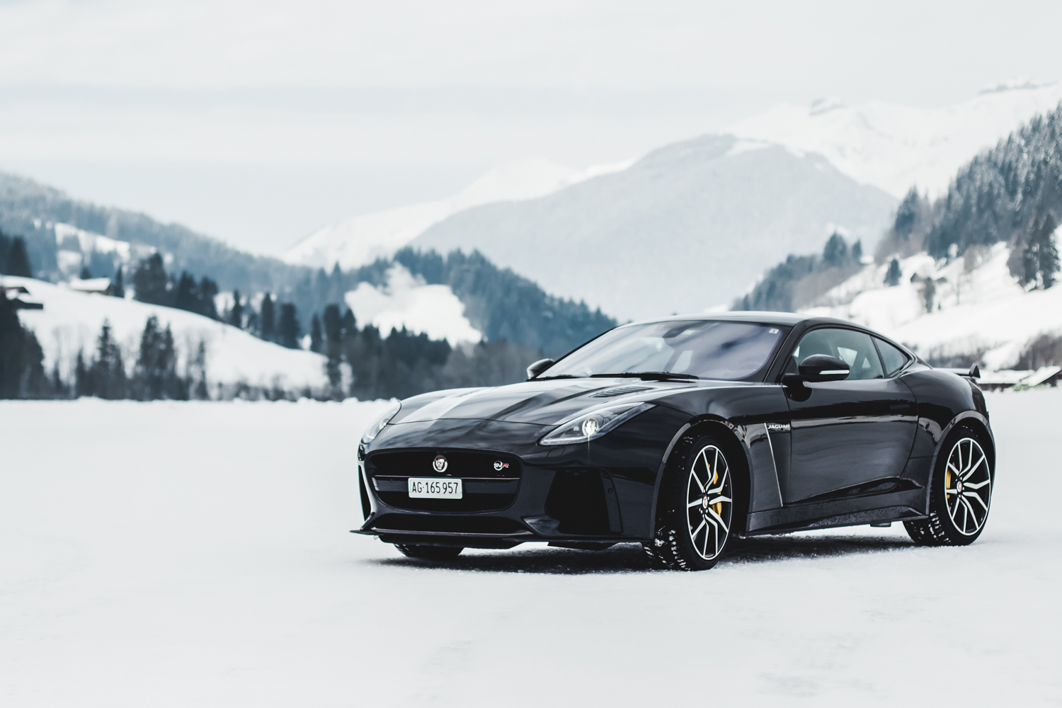 Die Jaguar Land Rover Ice Driving Experience in Gstaad 19