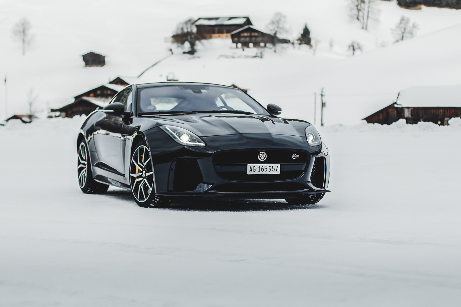 Die Jaguar Land Rover Ice Driving Experience in Gstaad 17