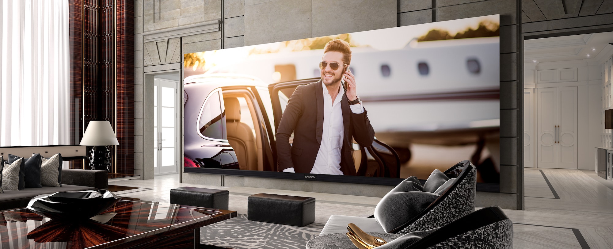 Der weltweit größte 4K Widescreen TV: C SEED 262 2