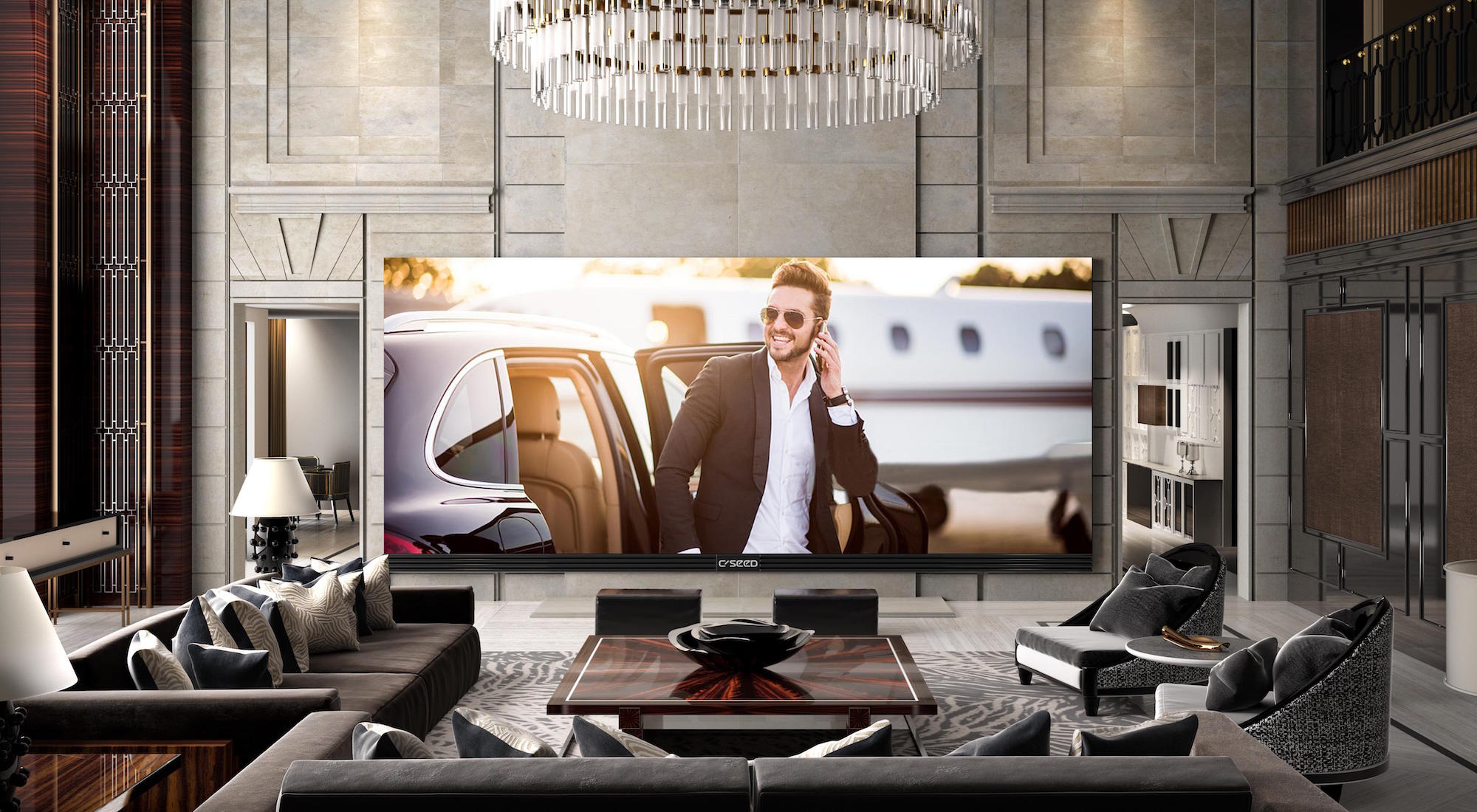 Der weltweit größte 4K Widescreen TV: C SEED 262 1