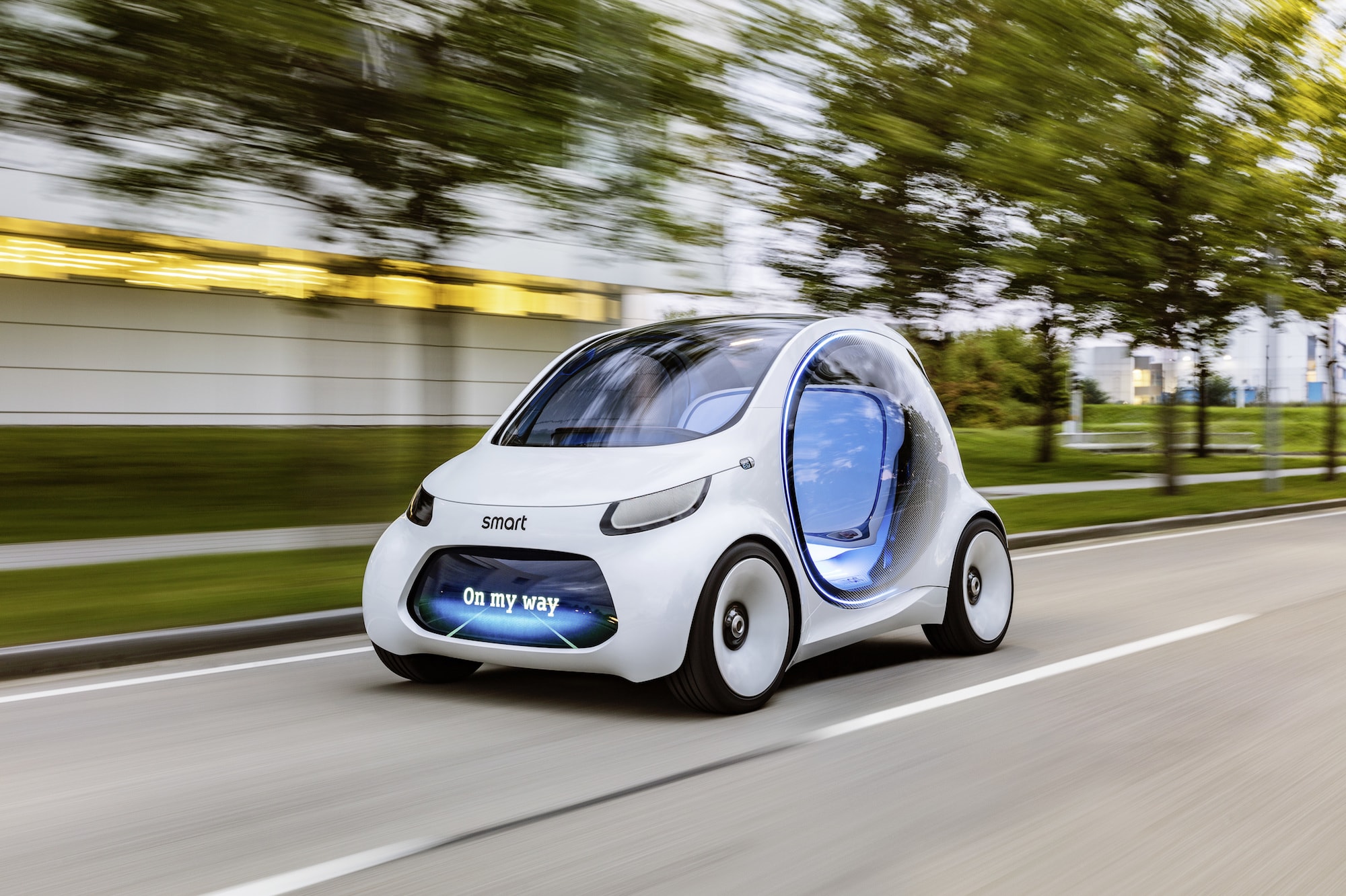 Das Carsharing der Zukunft: Autonomes Konzeptfahrzeug smart vision EQ fortwo 2