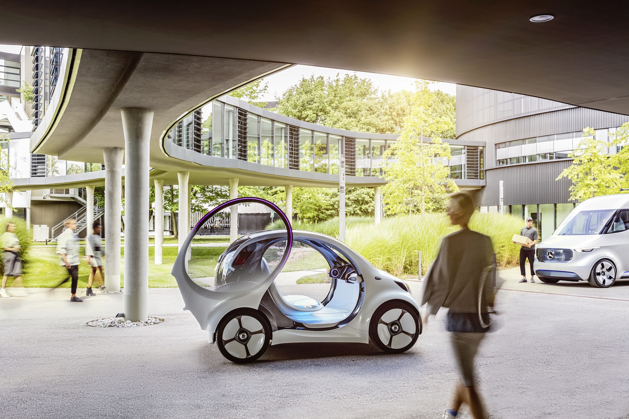 Das Carsharing der Zukunft: Autonomes Konzeptfahrzeug smart vision EQ fortwo 3