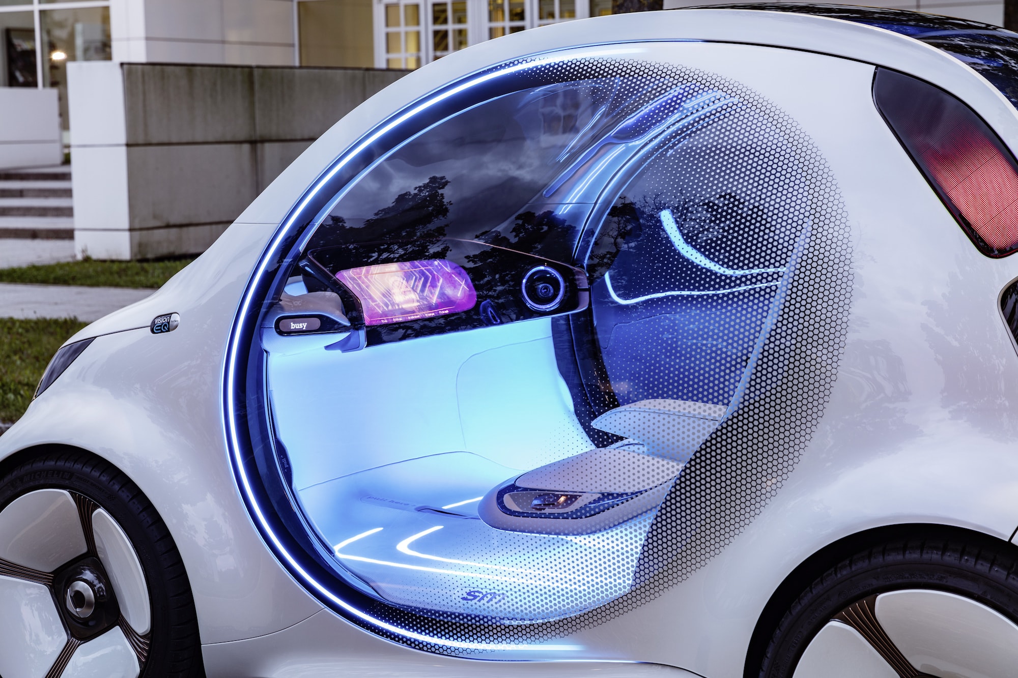 Das Carsharing der Zukunft: Autonomes Konzeptfahrzeug smart vision EQ fortwo 8