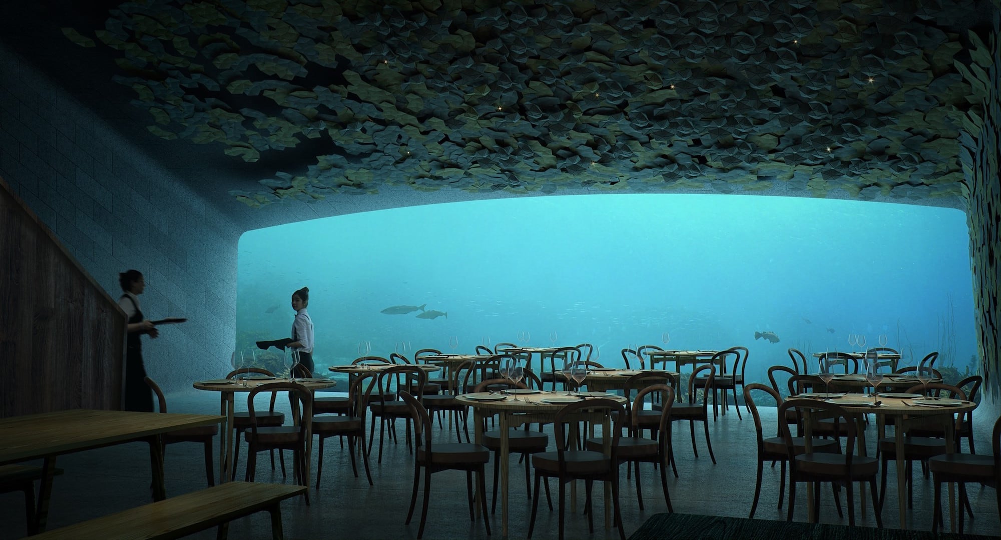Das erste Unterwasser-Restaurant Europas: Under by Snøhetta 1