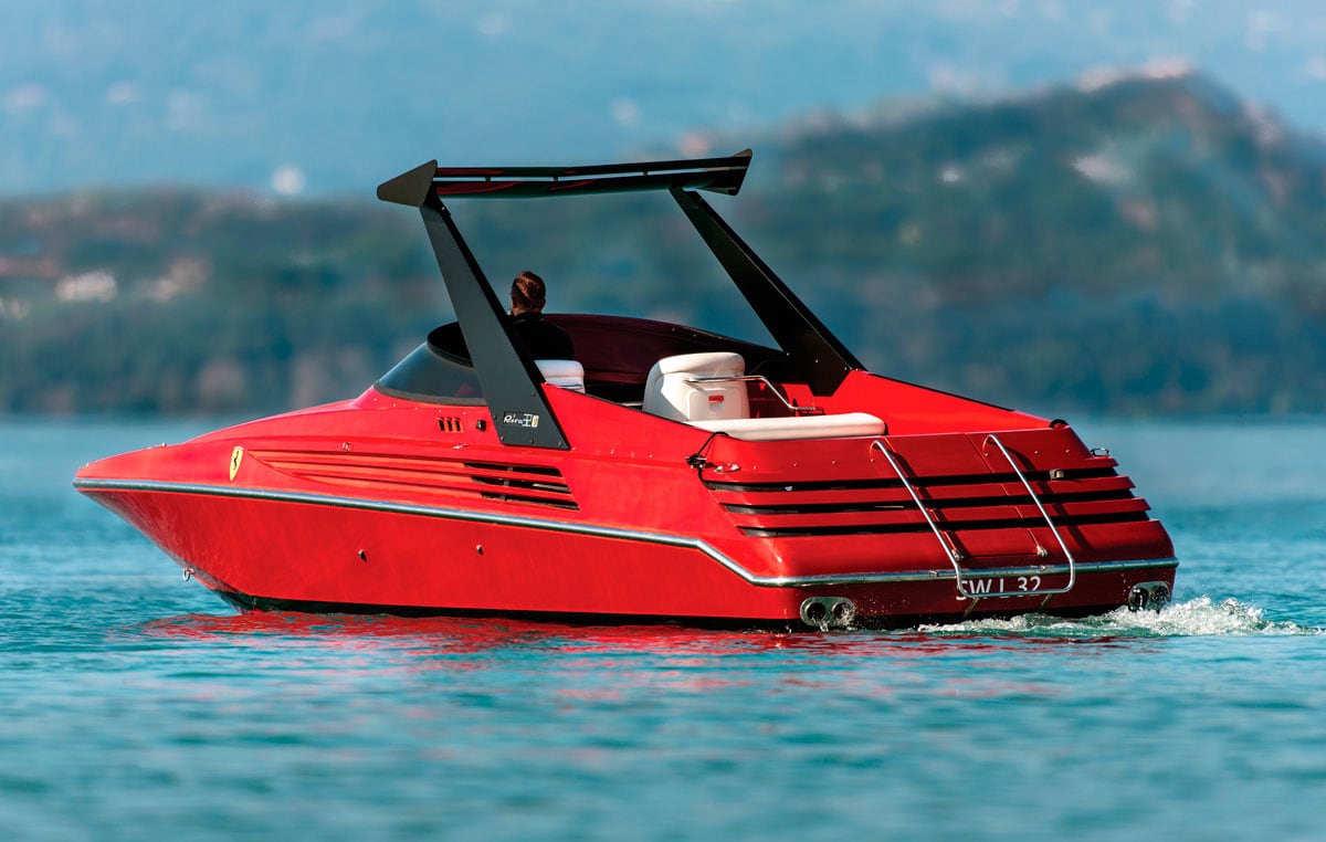 Eine Kooperation der Besten: Das Riva Ferrari Power Boat 3
