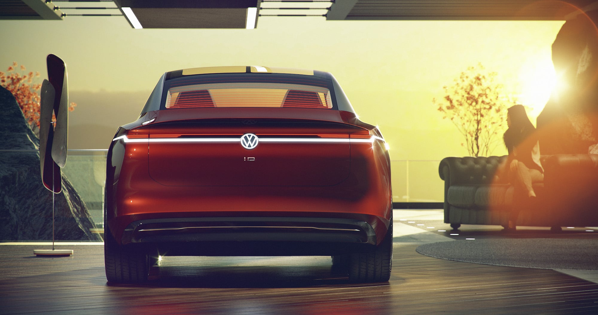Volkswagen zeigt Elektro-Oberklassenlimousine I.D. Vizzion als Elektrostudie 3