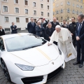 His Holiness Pope Francis Putting His Lamborghini Huracan Up For Auction