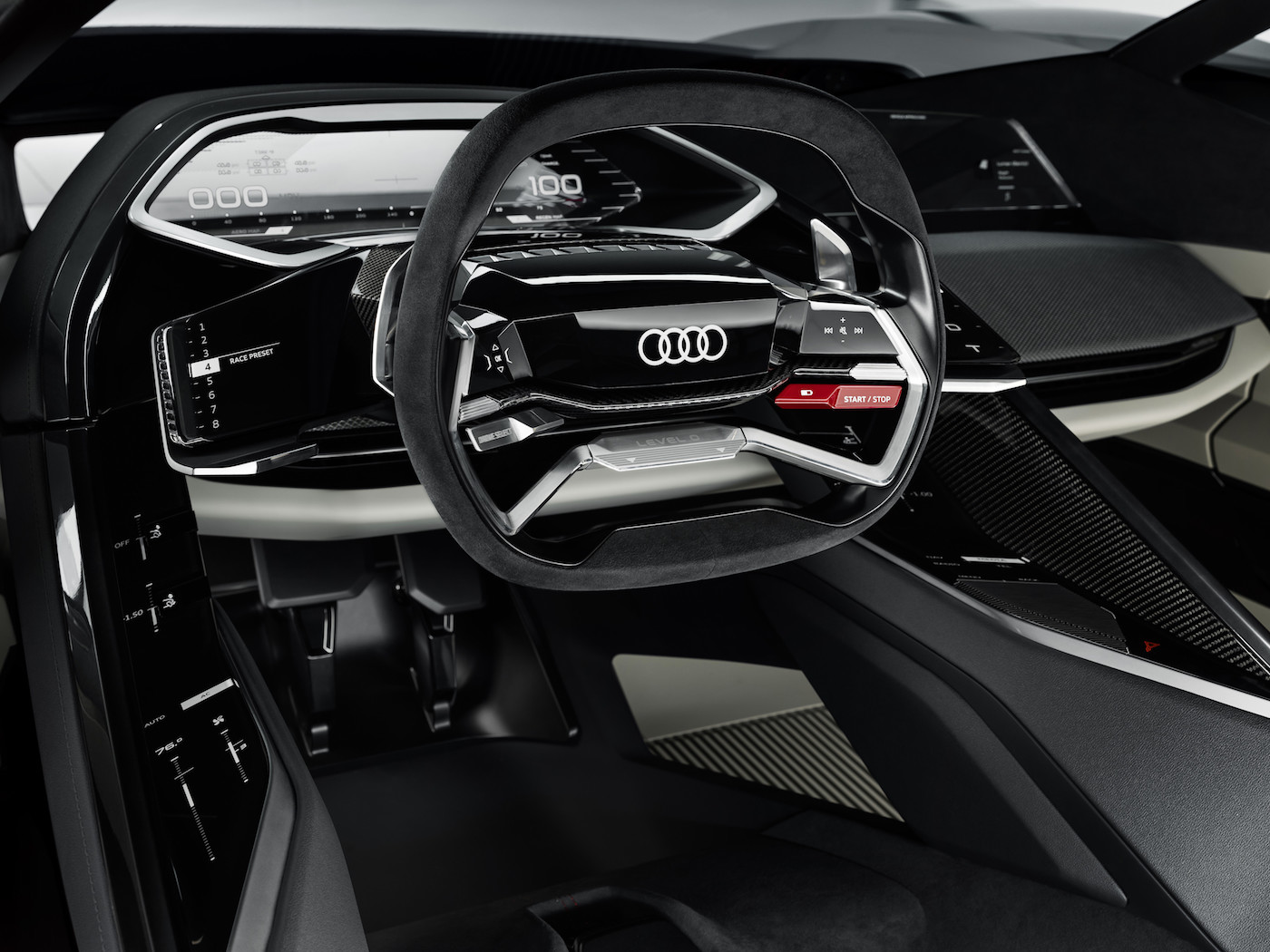Ein Supersportwagen unter Starkstrom: Die Studie Audi PB18 e-tron 8