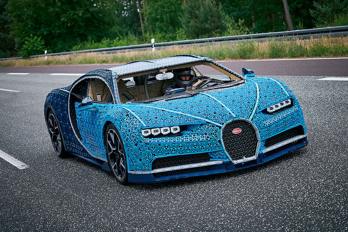 LEGO baut funktionstüchtigen, lebensgroßen Bugatti Chiron nach 1