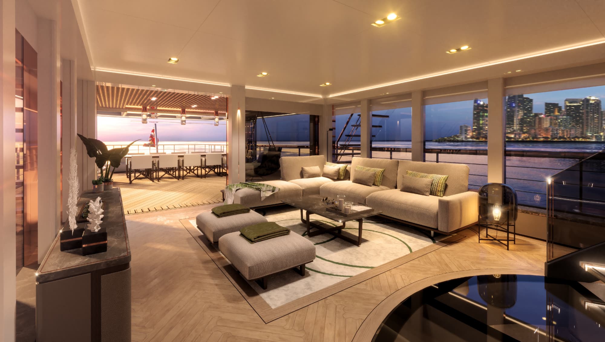 Vripack Yacht Maharani Livingroom