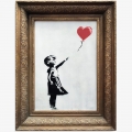 Banksy: Zerschreddertes „Girl with Balloon“-Bild ist nun das Doppelte wert