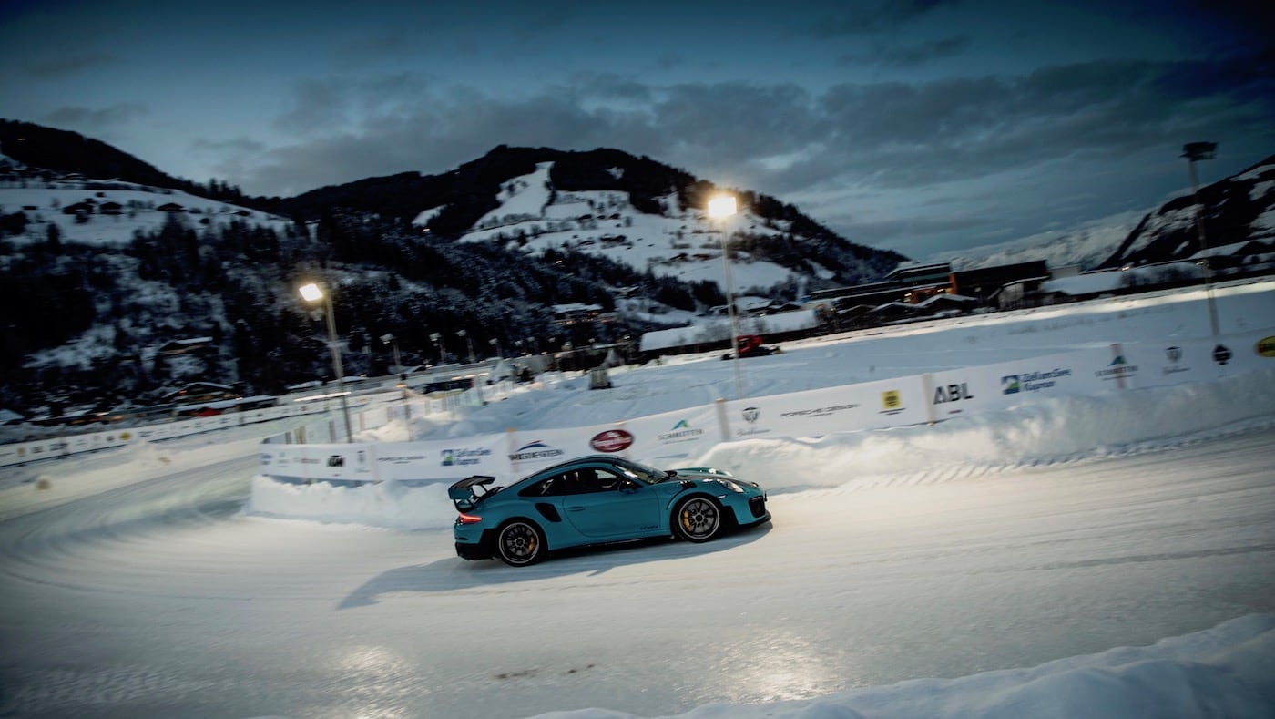 Porsche auf Schnee und Eis: Cayman GT4 Rallye und neuer 911 in den Alpen 2