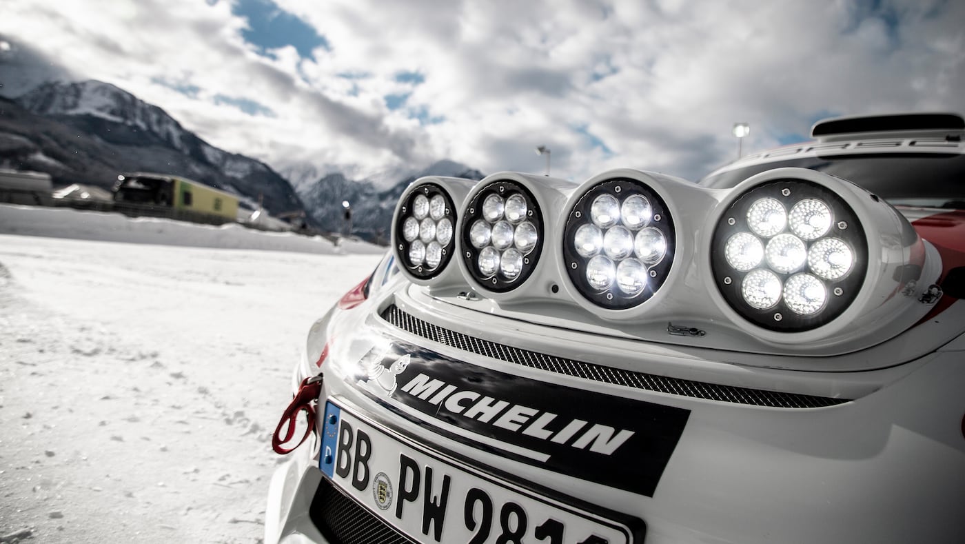 Porsche auf Schnee und Eis: Cayman GT4 Rallye und neuer 911 in den Alpen 14