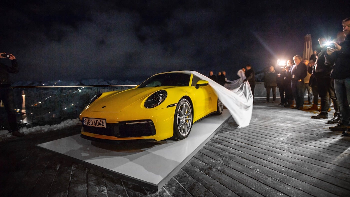 Porsche auf Schnee und Eis: Cayman GT4 Rallye und neuer 911 in den Alpen 8