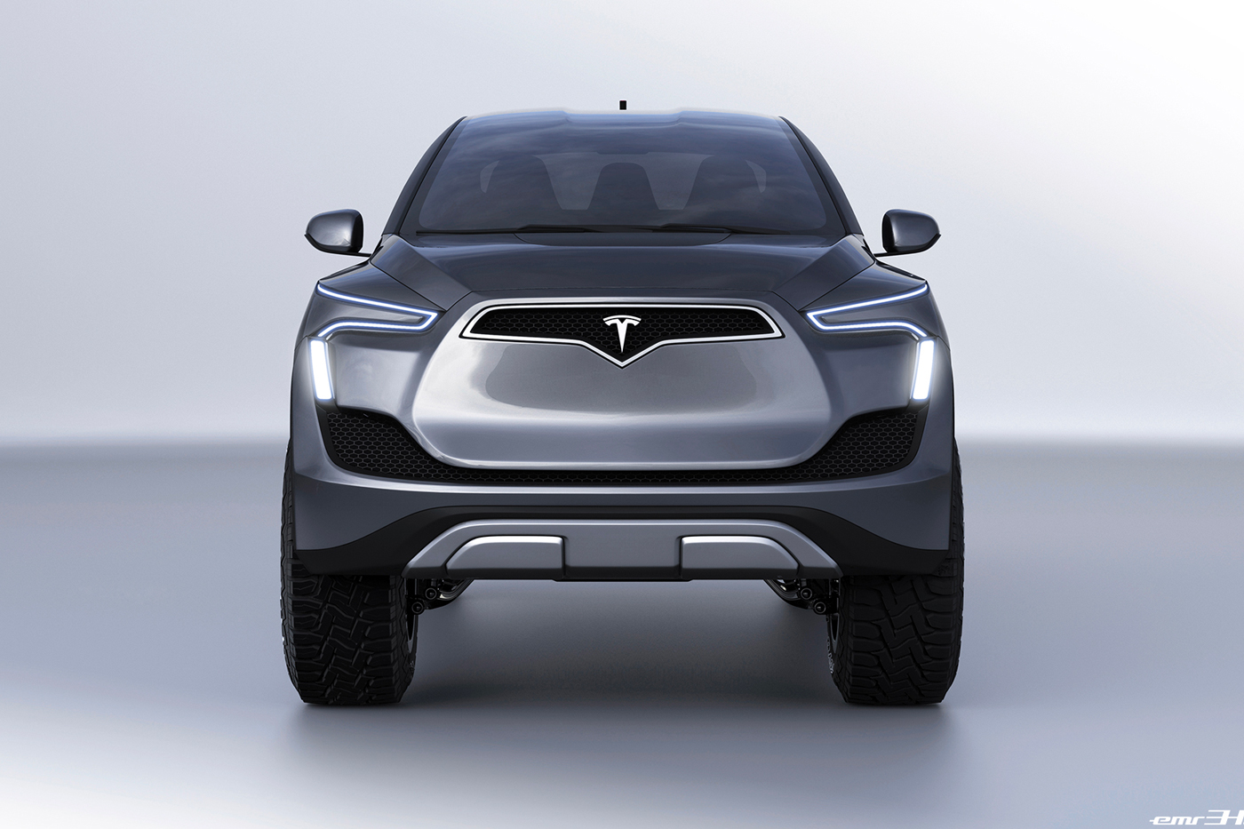 Model P: So könnte der neue Tesla Pickup Truck der Zukunft aussehen 3