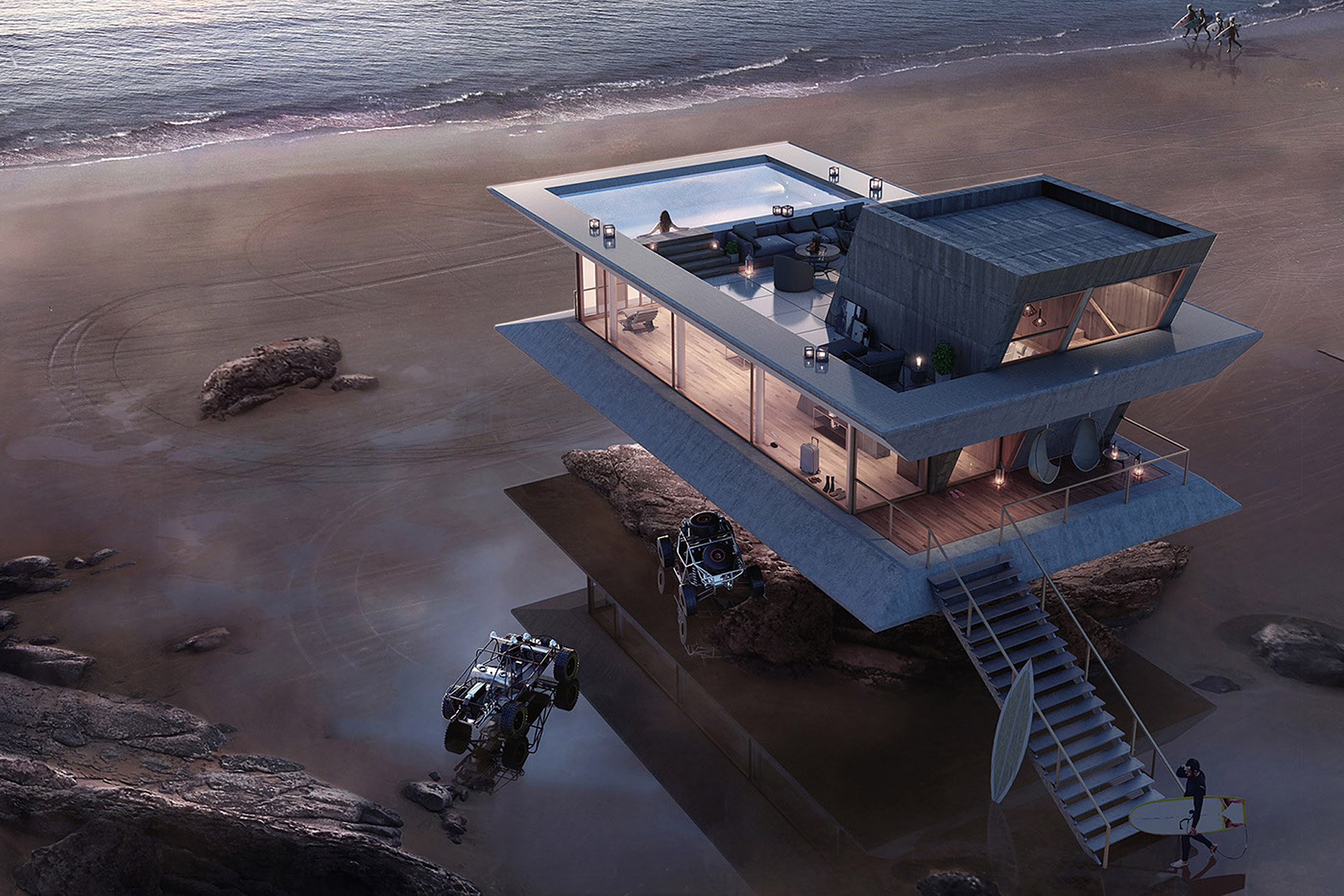 Das etwas andere Strandhaus: Das Monolit Beachhouse 2