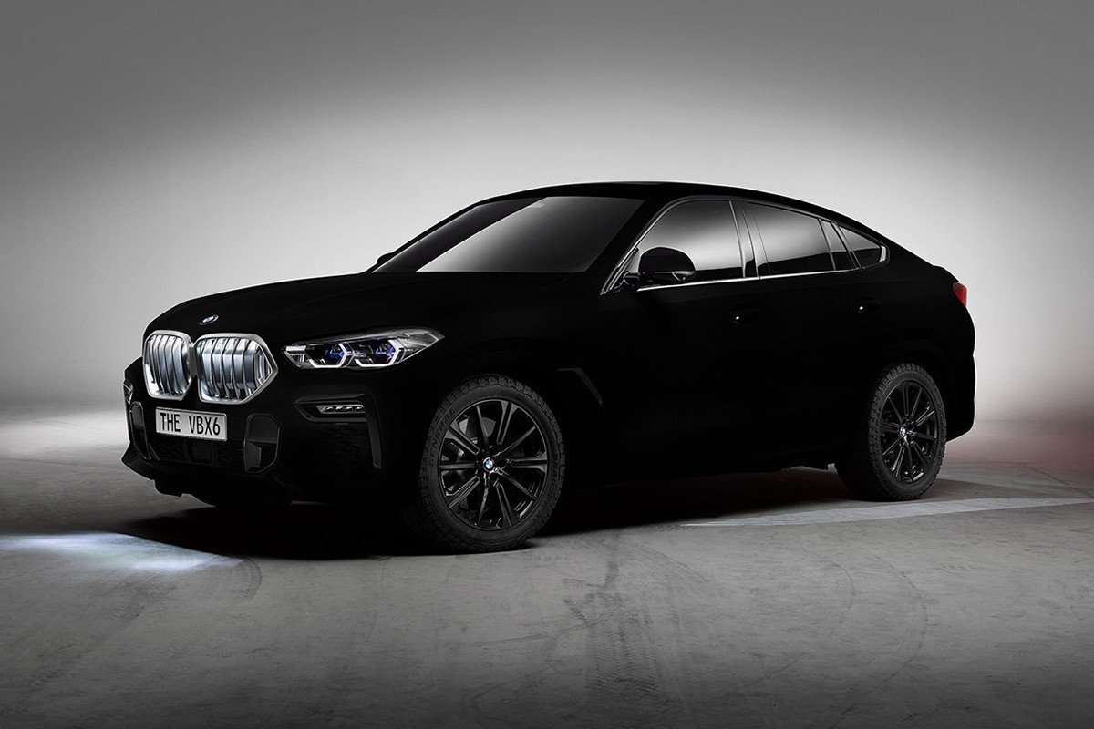 Der BMW X6 in Vantablack: Das dunkelste Auto der Welt 1