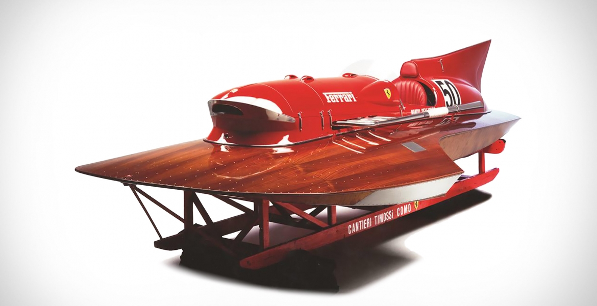Das erste und einzige von Ferrari angetriebene Boot der Welt: Das Ferrari Arno XI Rennboot